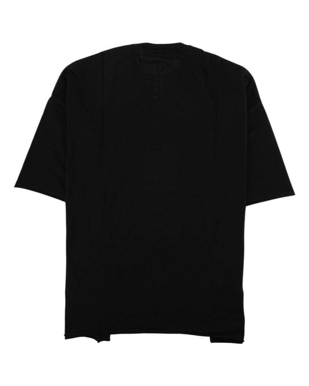 Rick Owens Black Solid Crew Neck T-Shirt for men