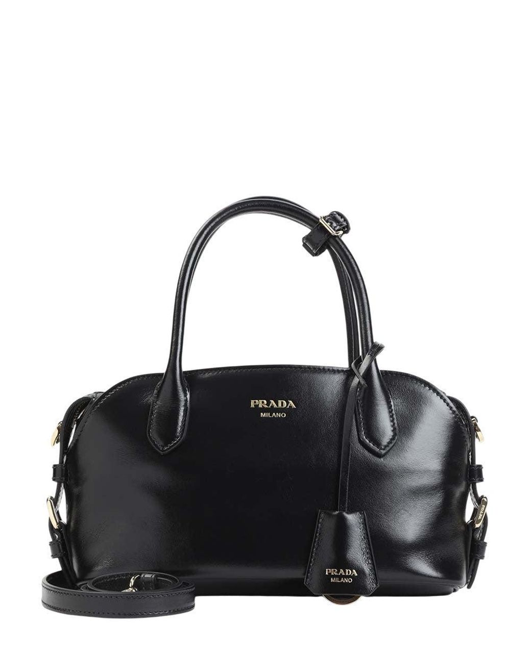 Prada Black Logo Small Satchel