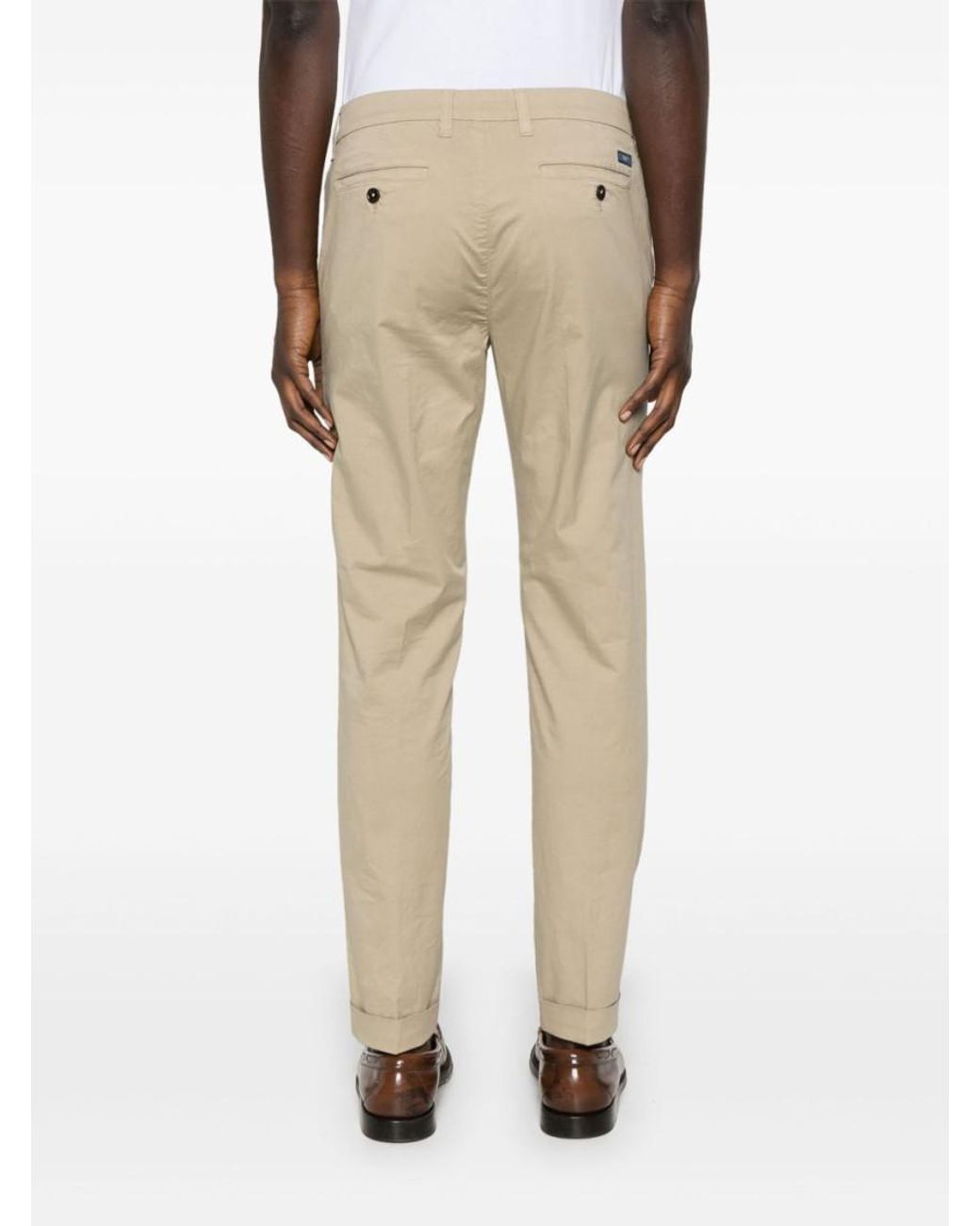 Fay Natural Classic Capri Pants for men