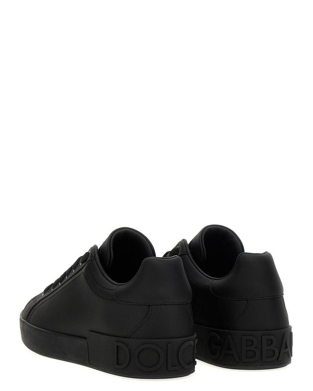 Dolce & Gabbana Black Dolce & Gabbana Portofino Sneaker for men