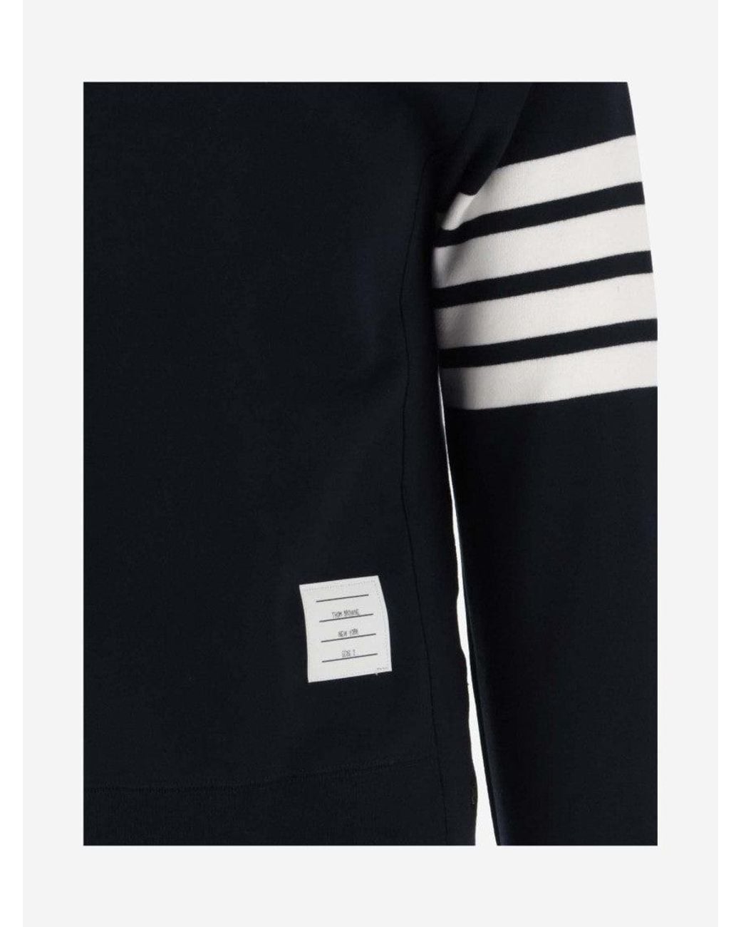 Thom Browne Blue 4 Bar Sweatshirt for men