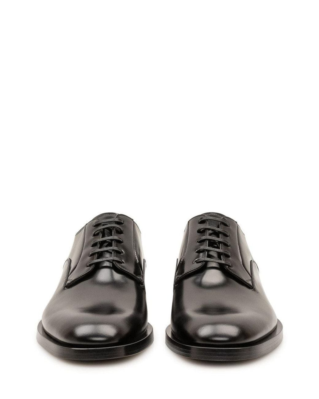 Dolce & Gabbana White Derby Lace Ups Shoes for men