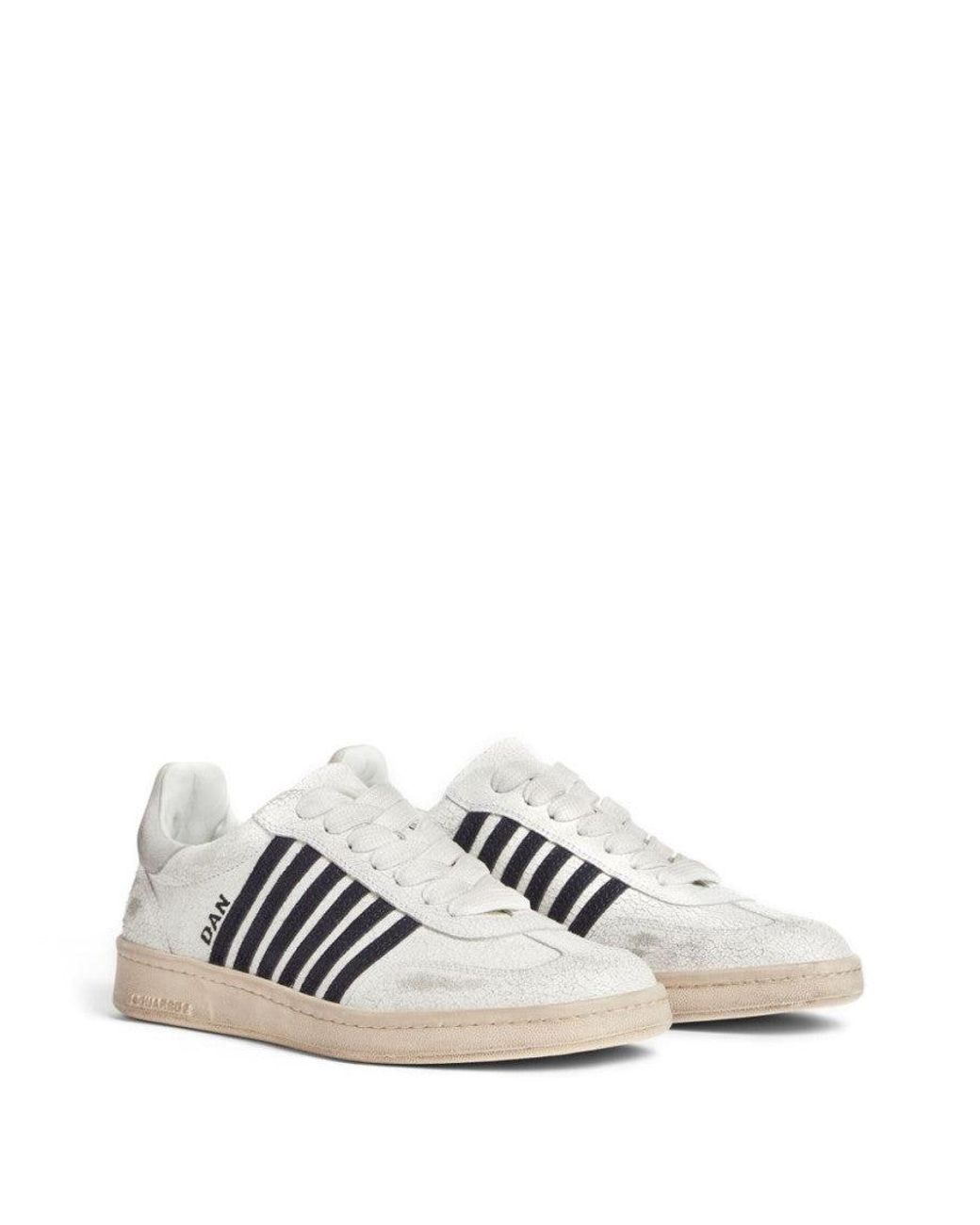DSquared² White Low Top Sneakers for men