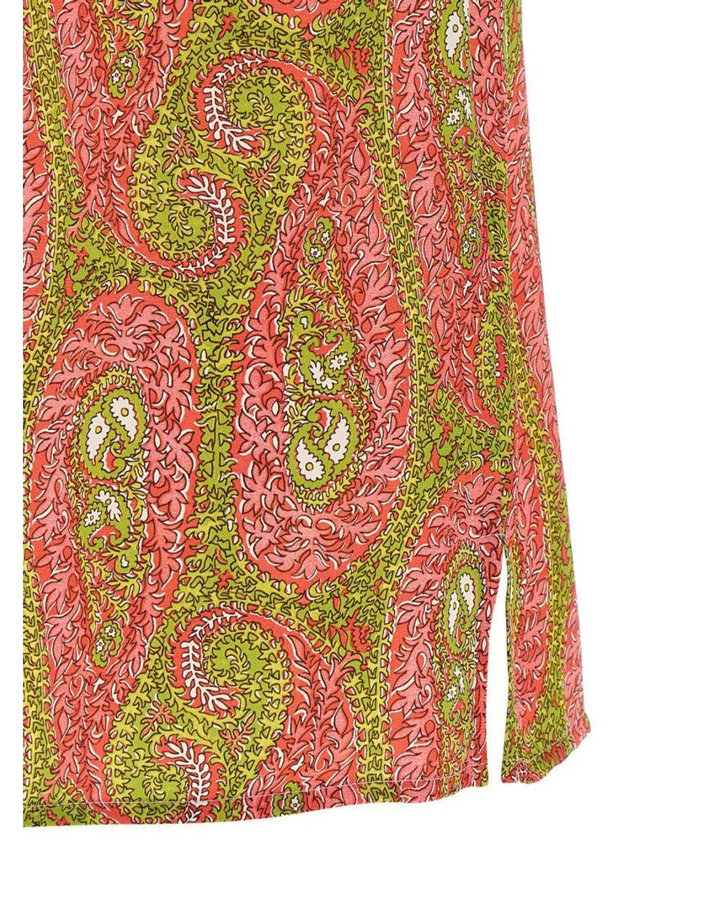Etro Multicolor 'Paisley Foliage' Top