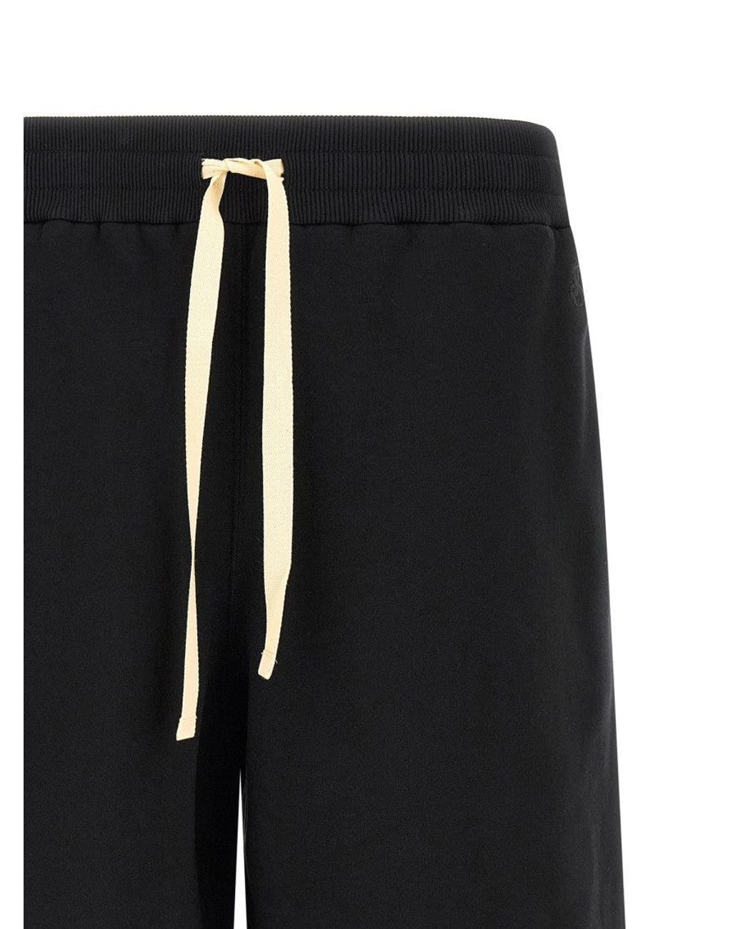 Jil Sander Black Cotton Bermuda Shorts for men
