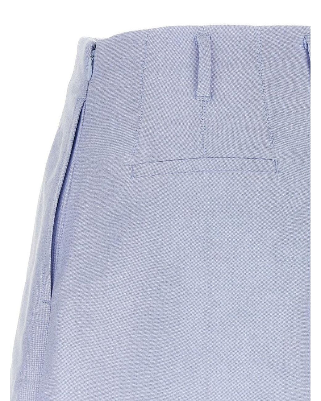 Givenchy Blue Logo-Embroidered Cotton Shorts