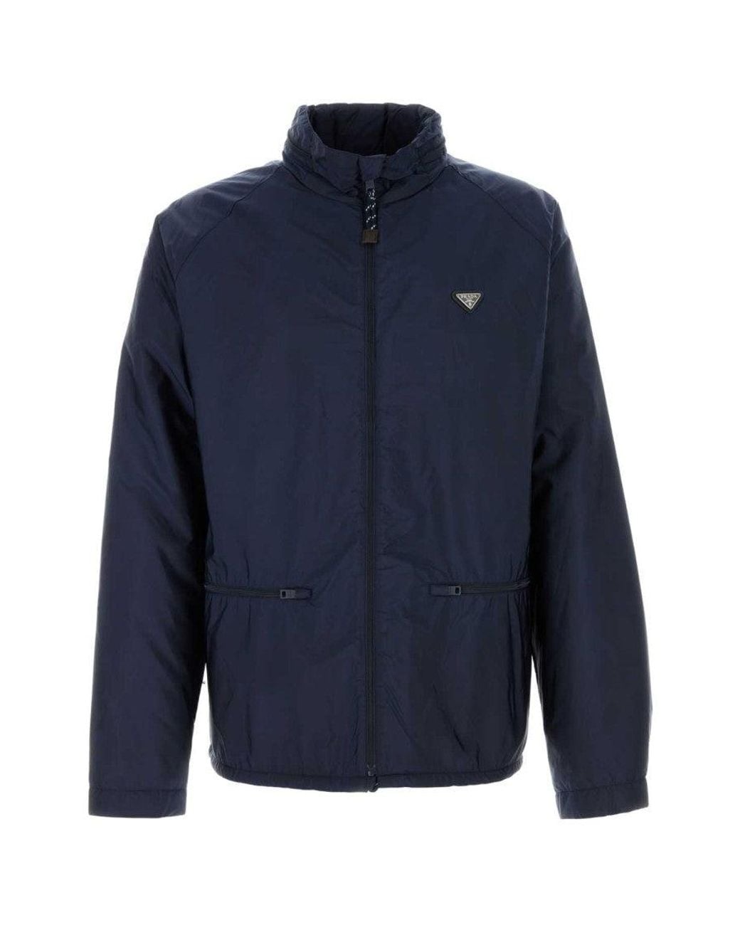 Prada Blue Logo Jacket for men