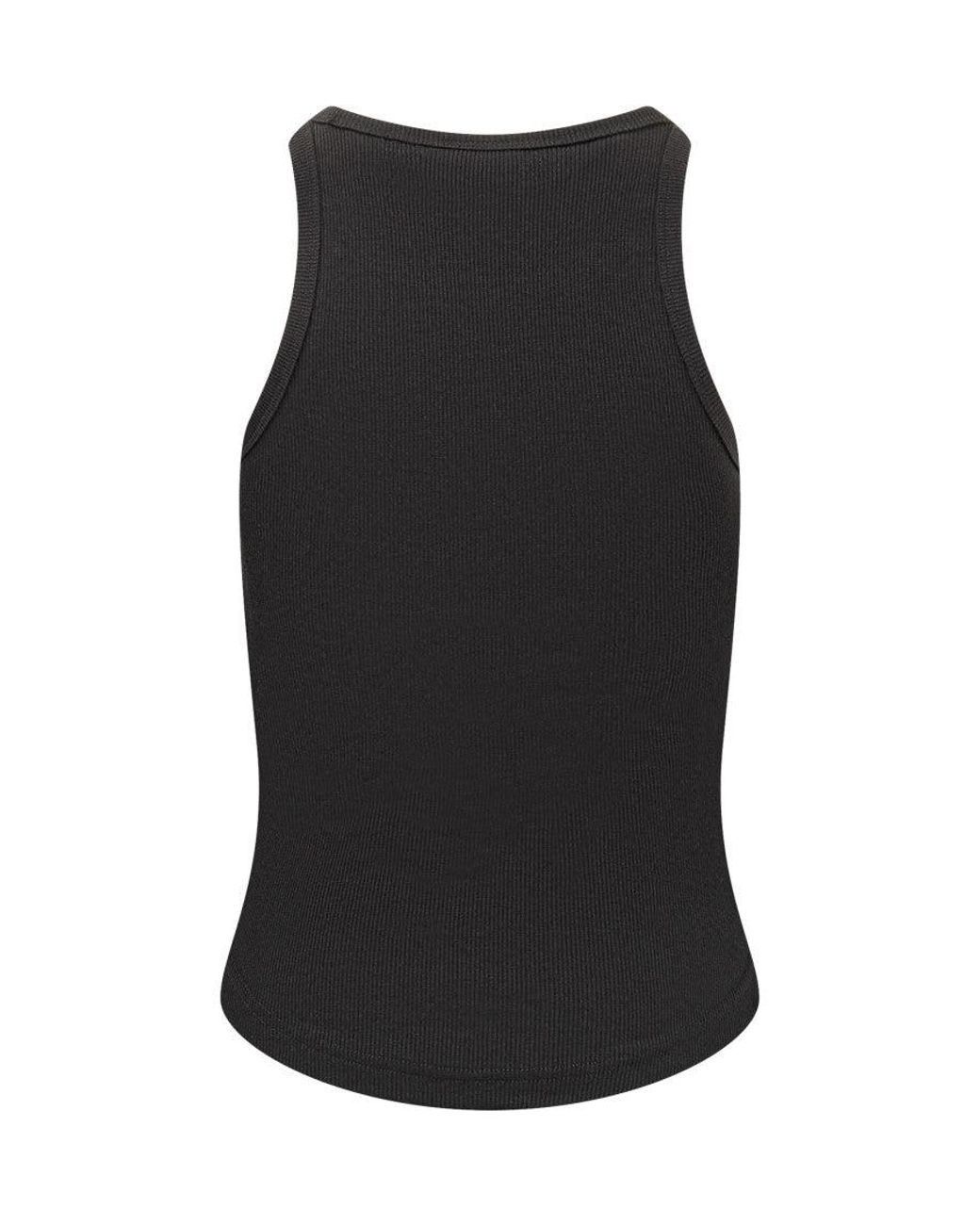 Courreges Black Chic Top With Modern Fit