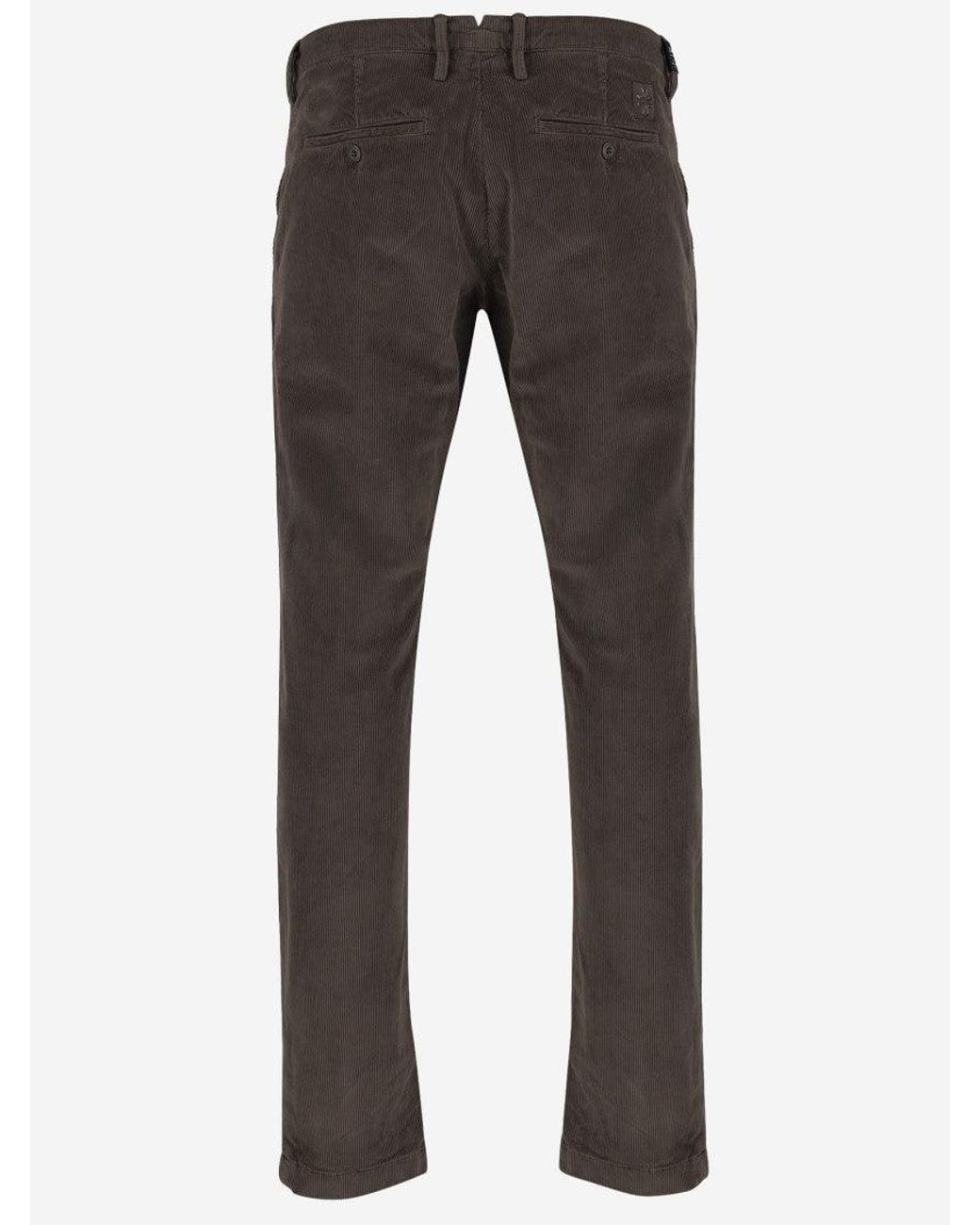 Jacob Cohen Gray Corduroy Pant for men