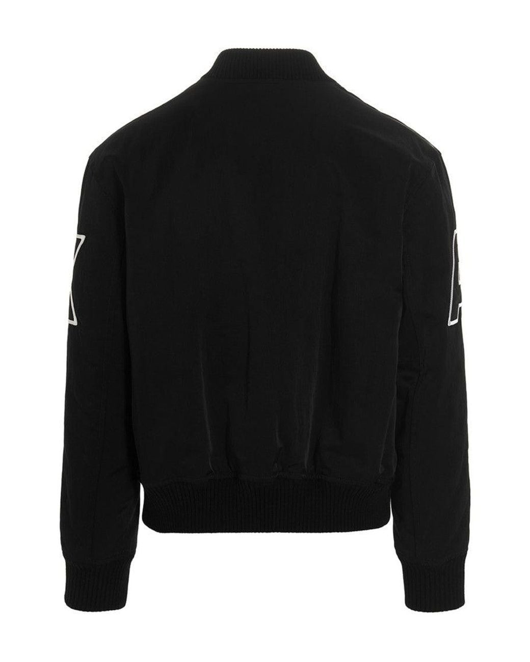 1017 ALYX 9SM Black Logo Bomber Jacket for men