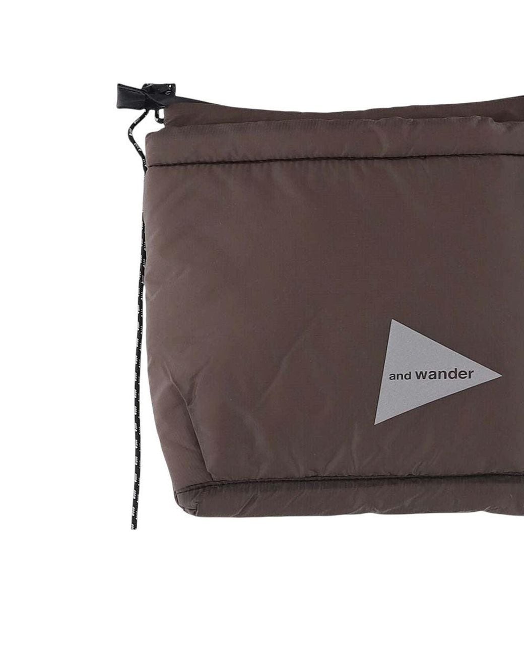 And Wander White Logo Mini Shoulder Bag for men