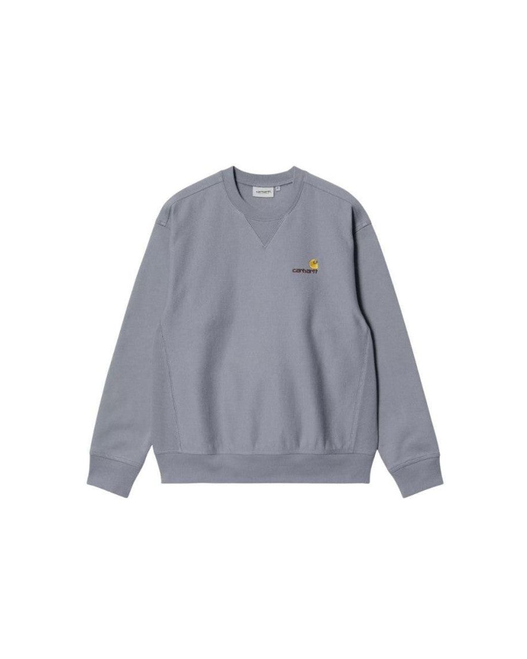 Carhartt Gray Crew Neck Sweatshirt for men