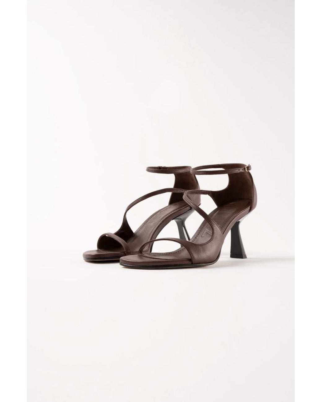 Souliers Martinez Pink Leather Heels
