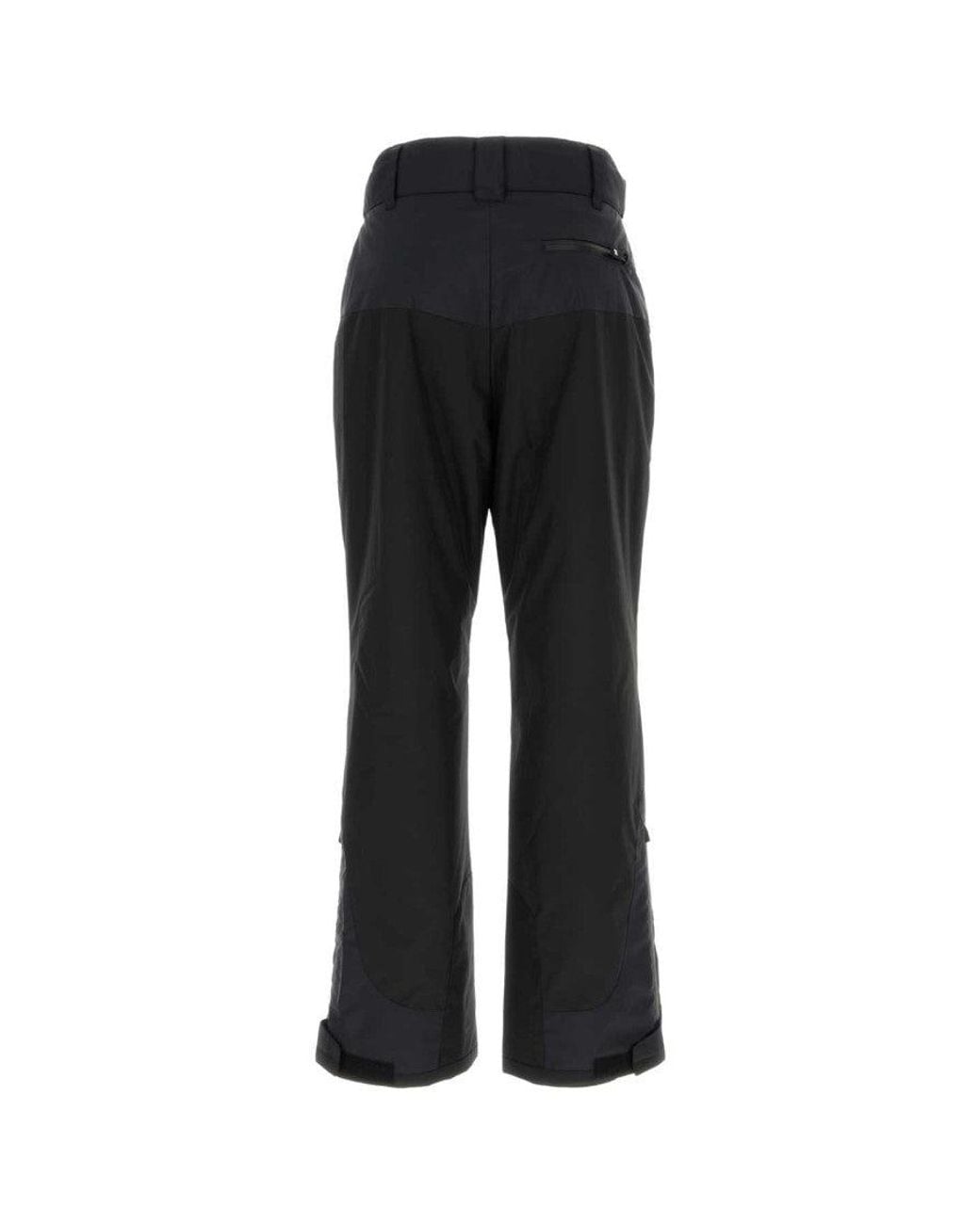 Palm Angels Black Polyester Ski Pant for men