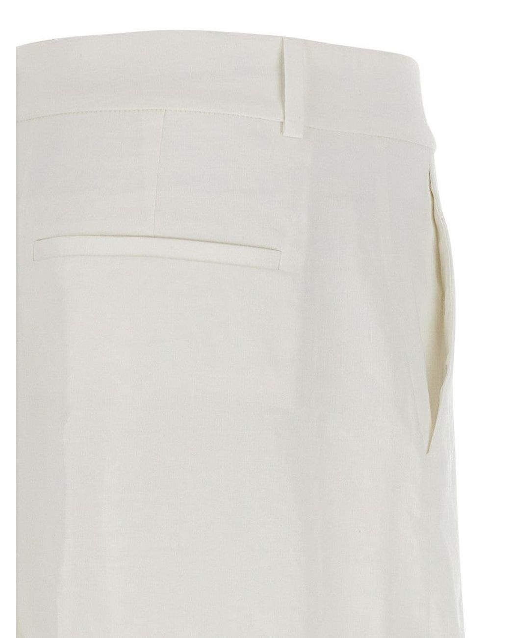 Theory White 'Hw Casual' Pants