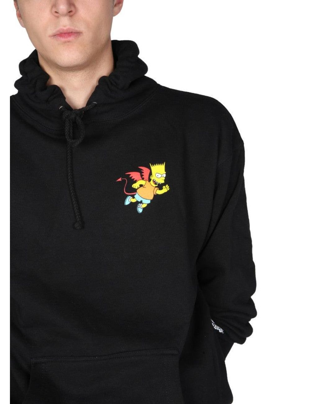 Market Black Graphic Hoodie for men