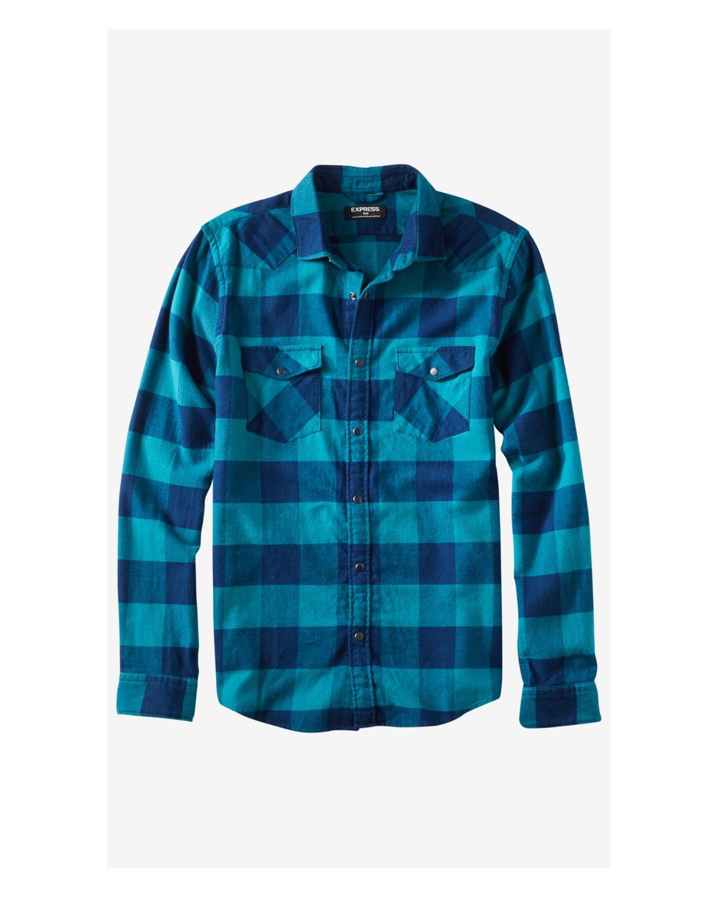 Express Flannel Buffalo Check Shirt in 
