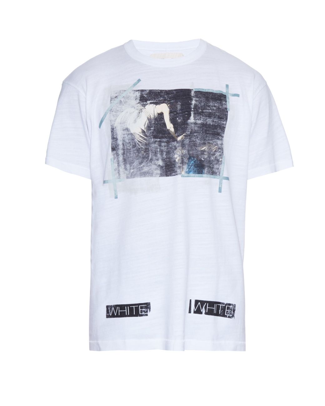 Off-White c/o Virgil Abloh Caravaggio Annunciation-print Cotton T-shirt ...