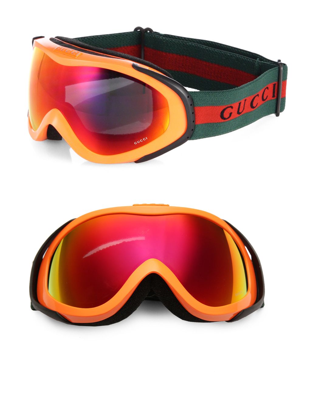 Gucci Ski Goggles in Orange for Men | Lyst