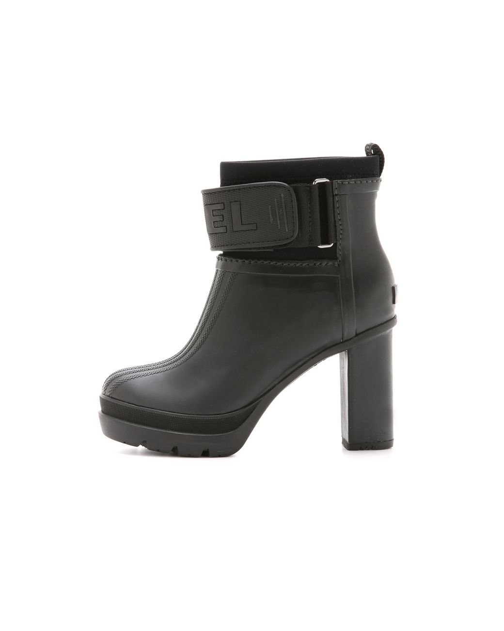 Sorel Medina Iii Rubber Heel Booties - Black/shark | Lyst