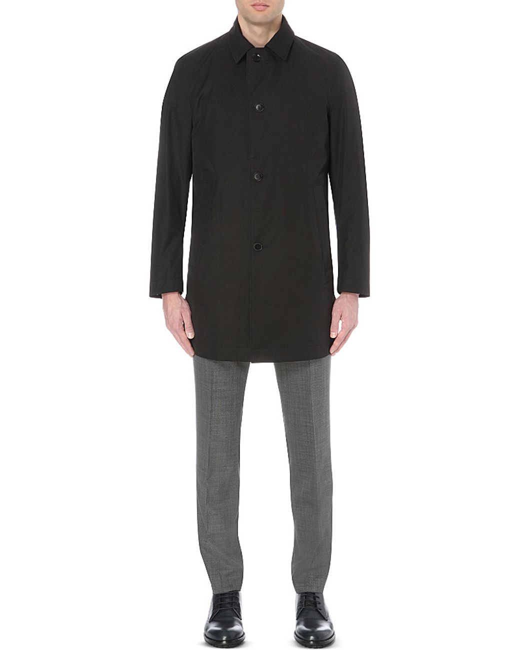 Mennace Relaxed Crombie Coat
