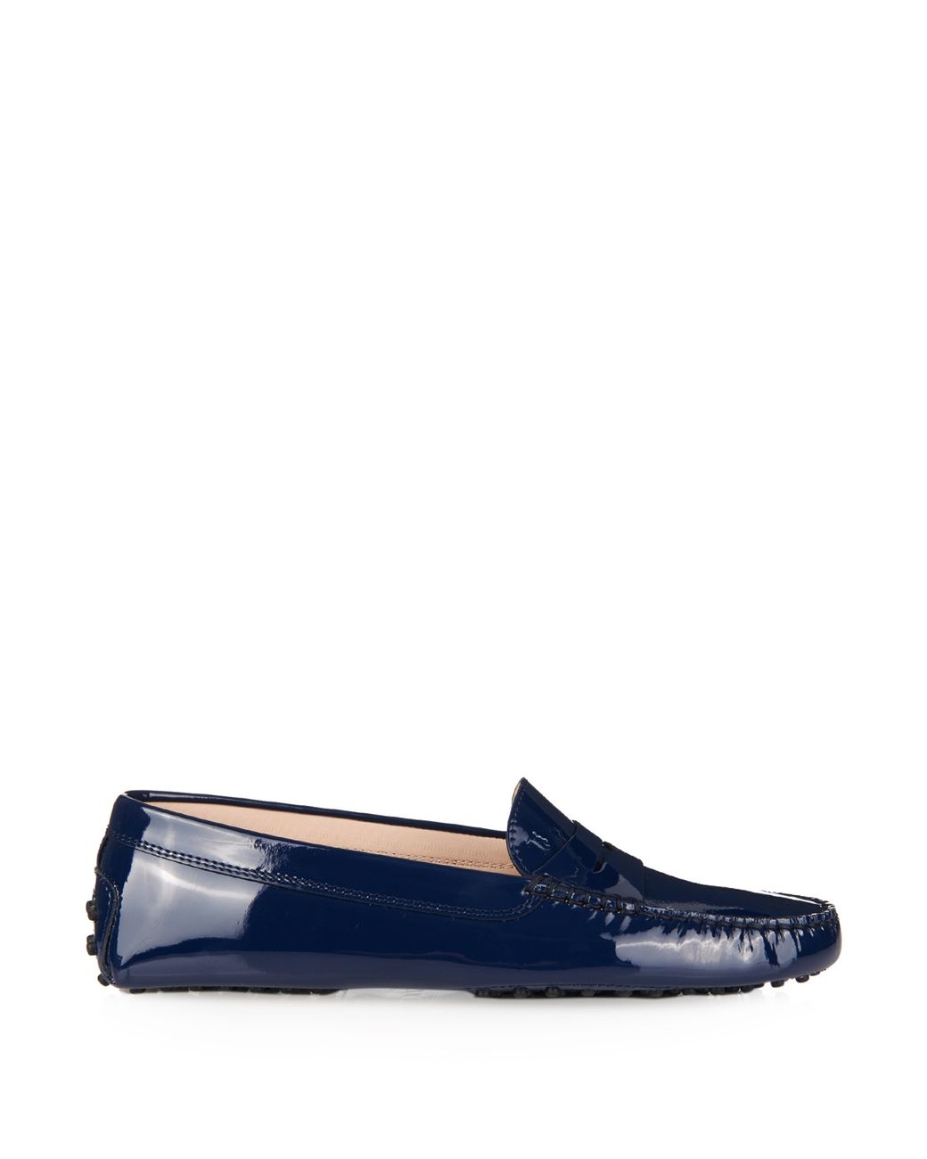 Navy patent cheap loafers