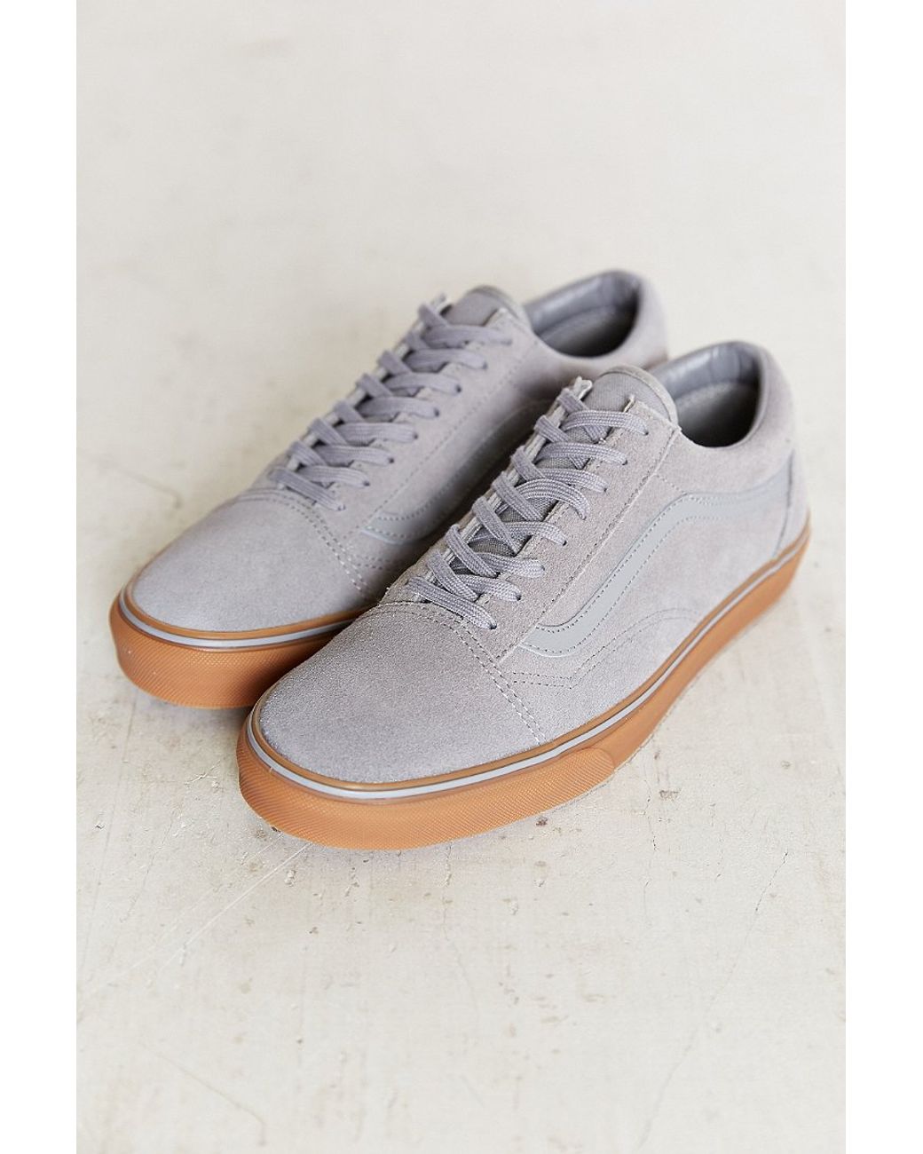 Vans Old Skool Gum Sole Men'S Sneaker in Gray for Men | Lyst