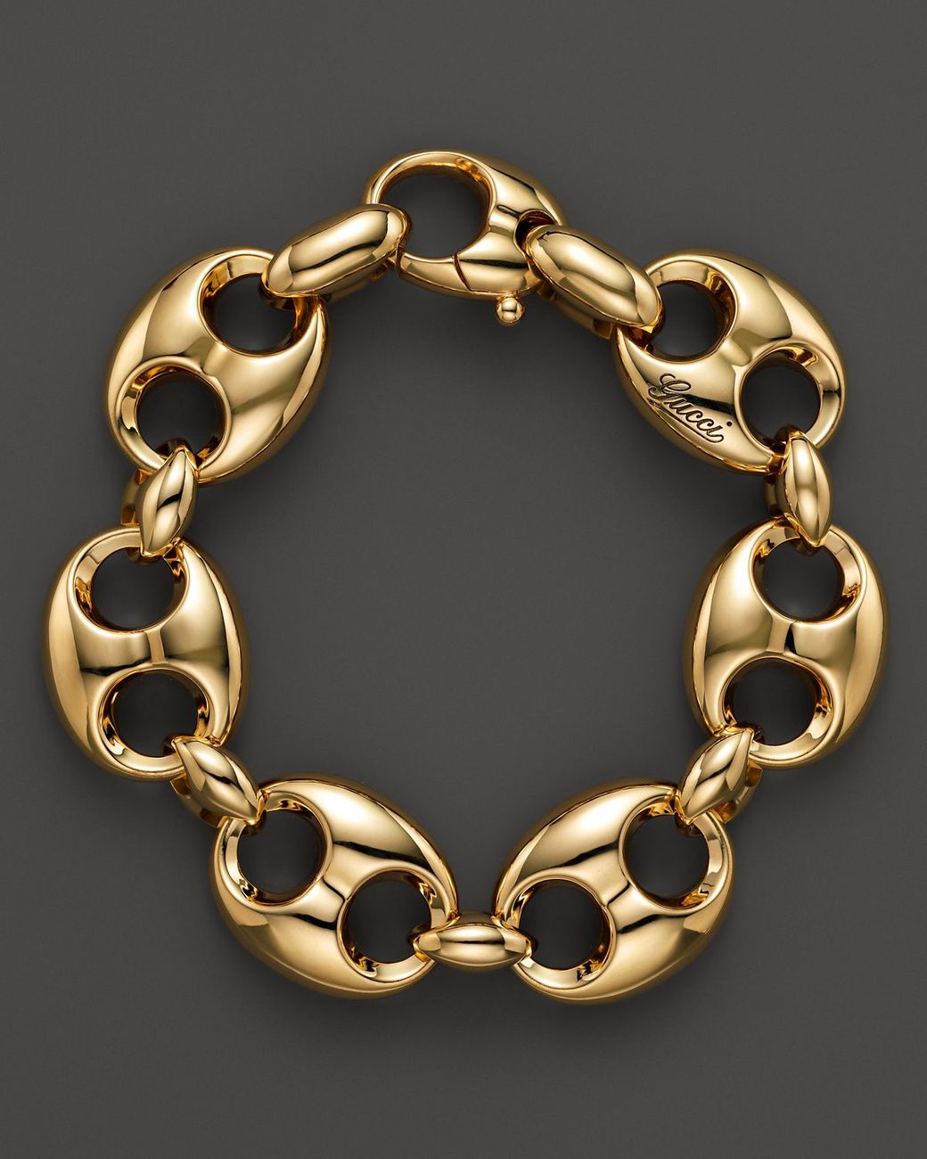 Gucci Marina Chain Bracelet in 18k Yellow Gold in Metallic | Lyst