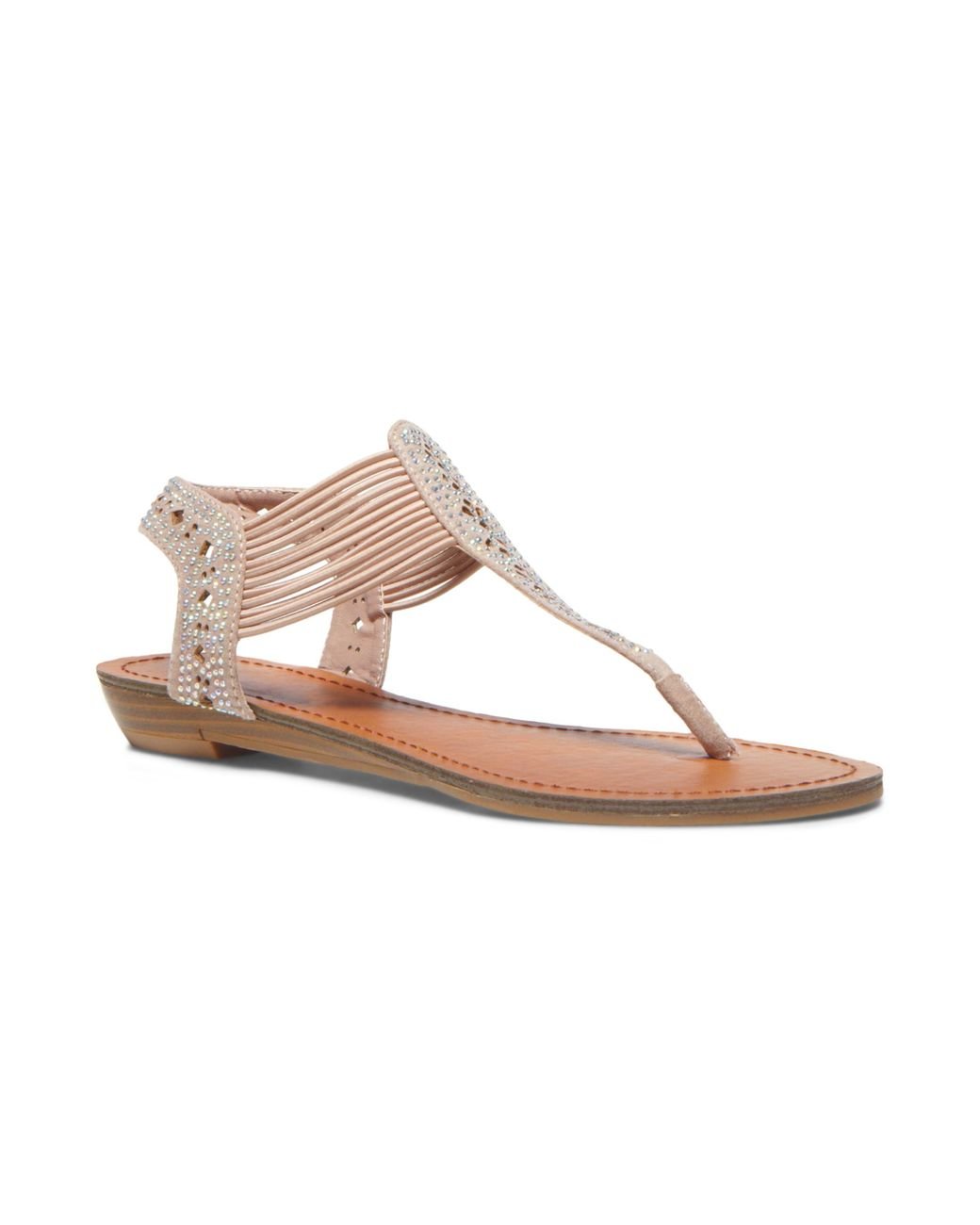 Madden Girl Taahnee Thong Sandals in Natural Lyst