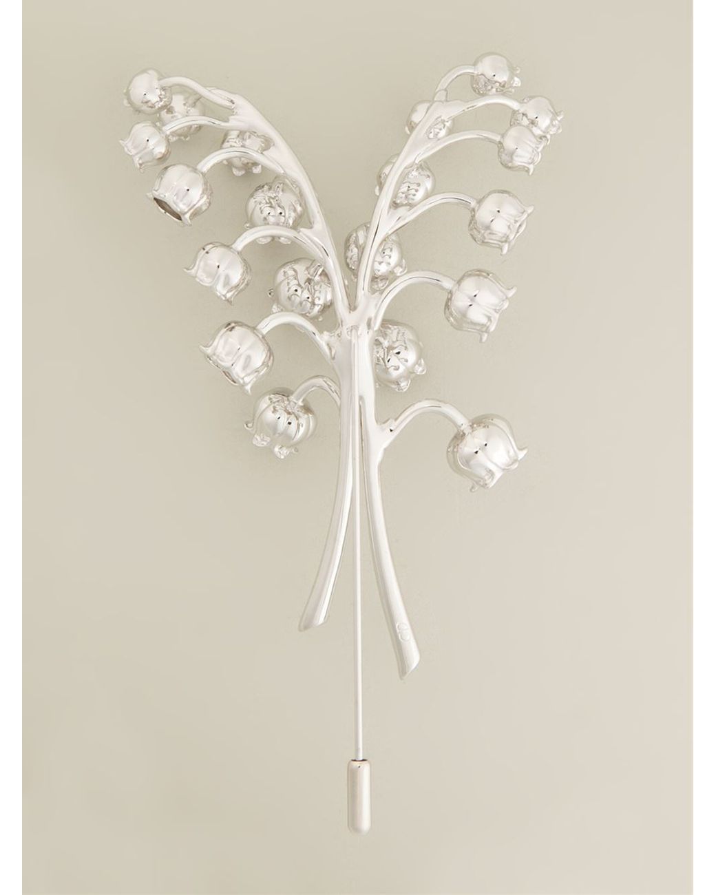 Dior Homme Floral Brooch in Metallic for Men | Lyst