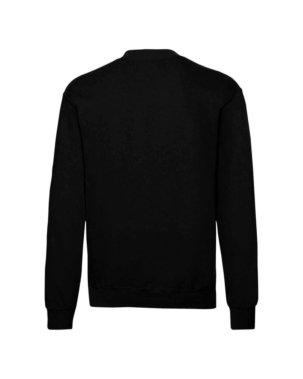 Fruit Of The Loom Black Classic 80 20 Set-In Sweatshirt for men