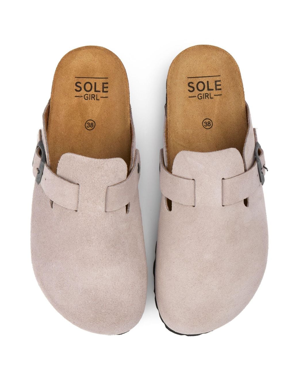 Sole Gray Nye Footbed Mule Sandals