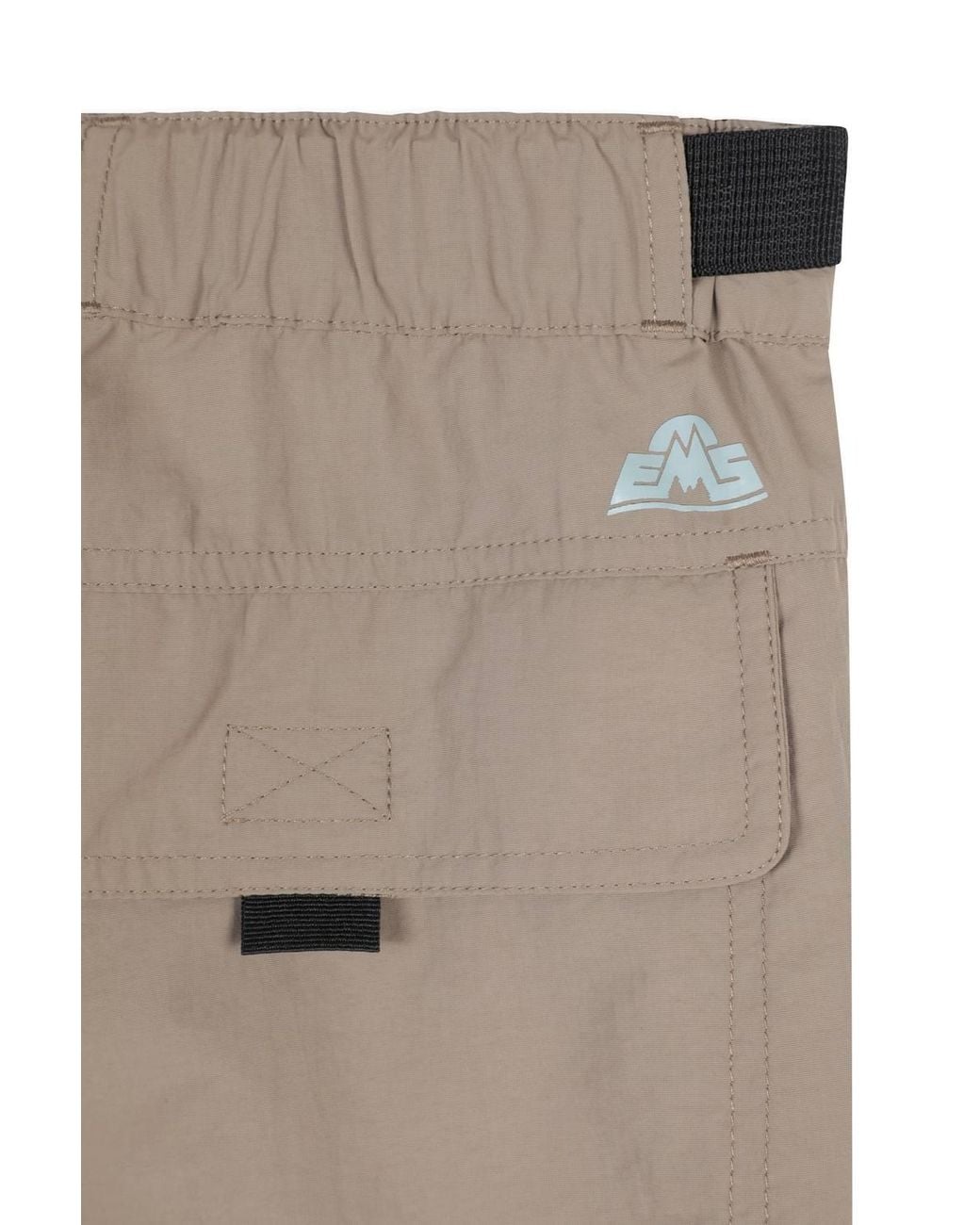 Mountain Warehouse Gray 'Camp' Lightweight Water-Resistant Upf 50 Adjustable Belt Cargo Shorts for men