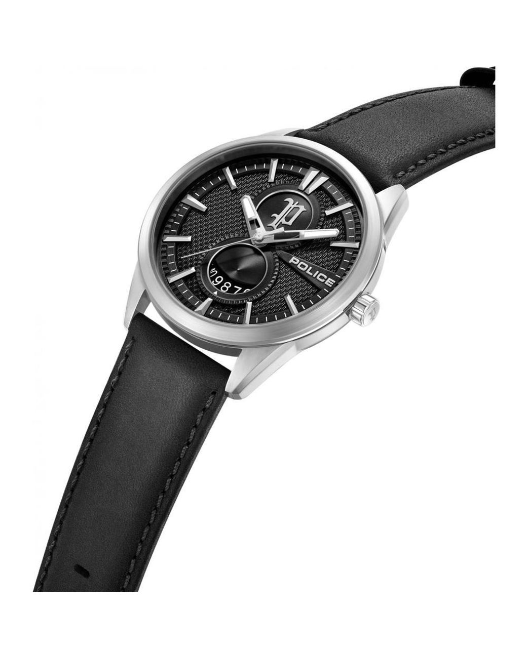 Police Black Pewgb0092601 Styleshift 50Mm Quartz Watch for men