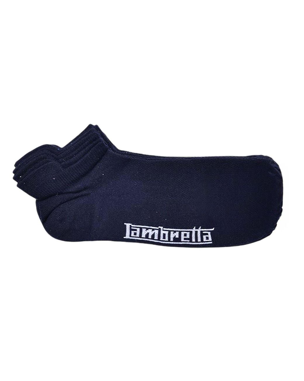 Lambretta Blue Trainer Socks (Pack Of 3) for men
