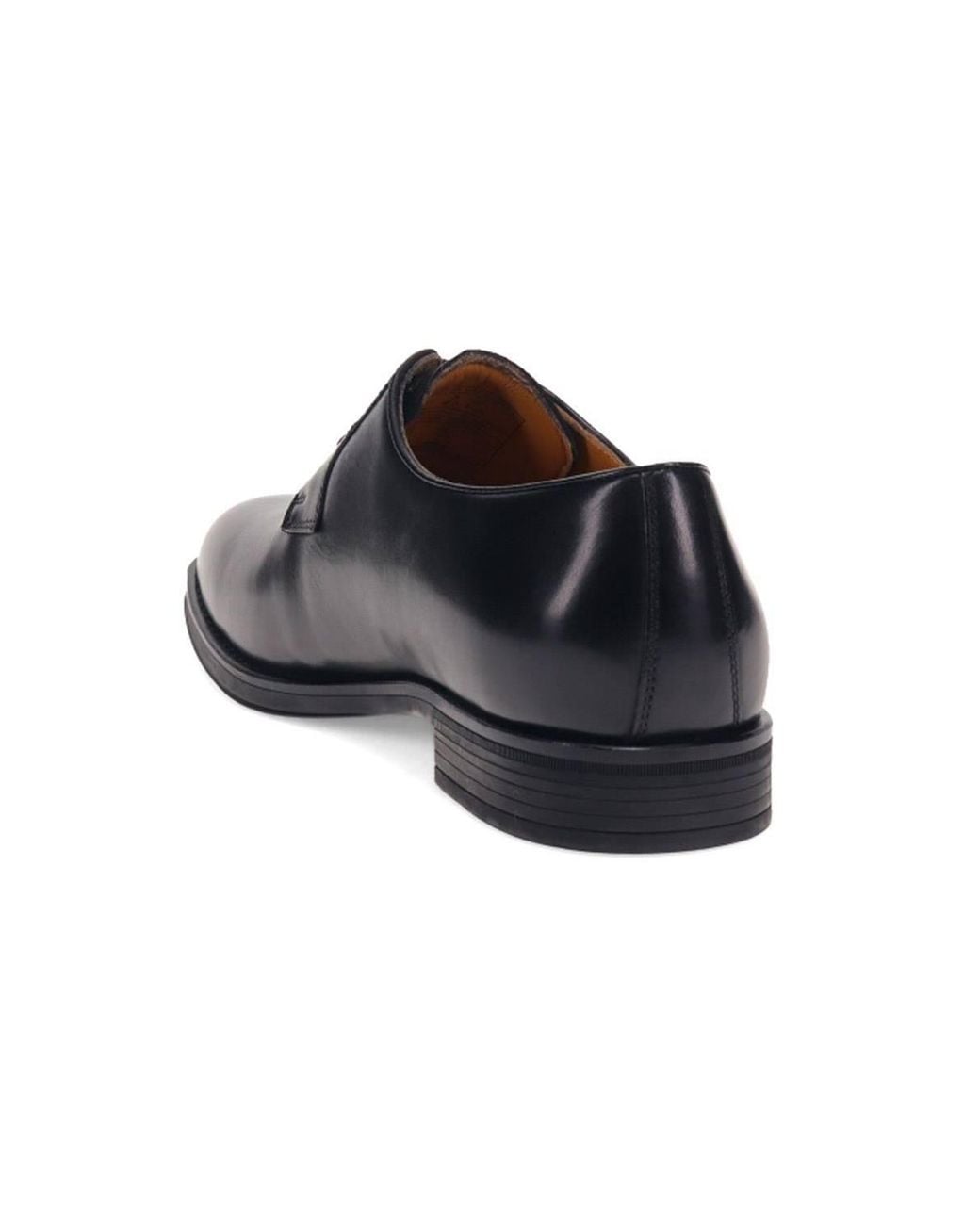 Jones Bootmaker Black Manchester Wide Leather Lace-Ups for men