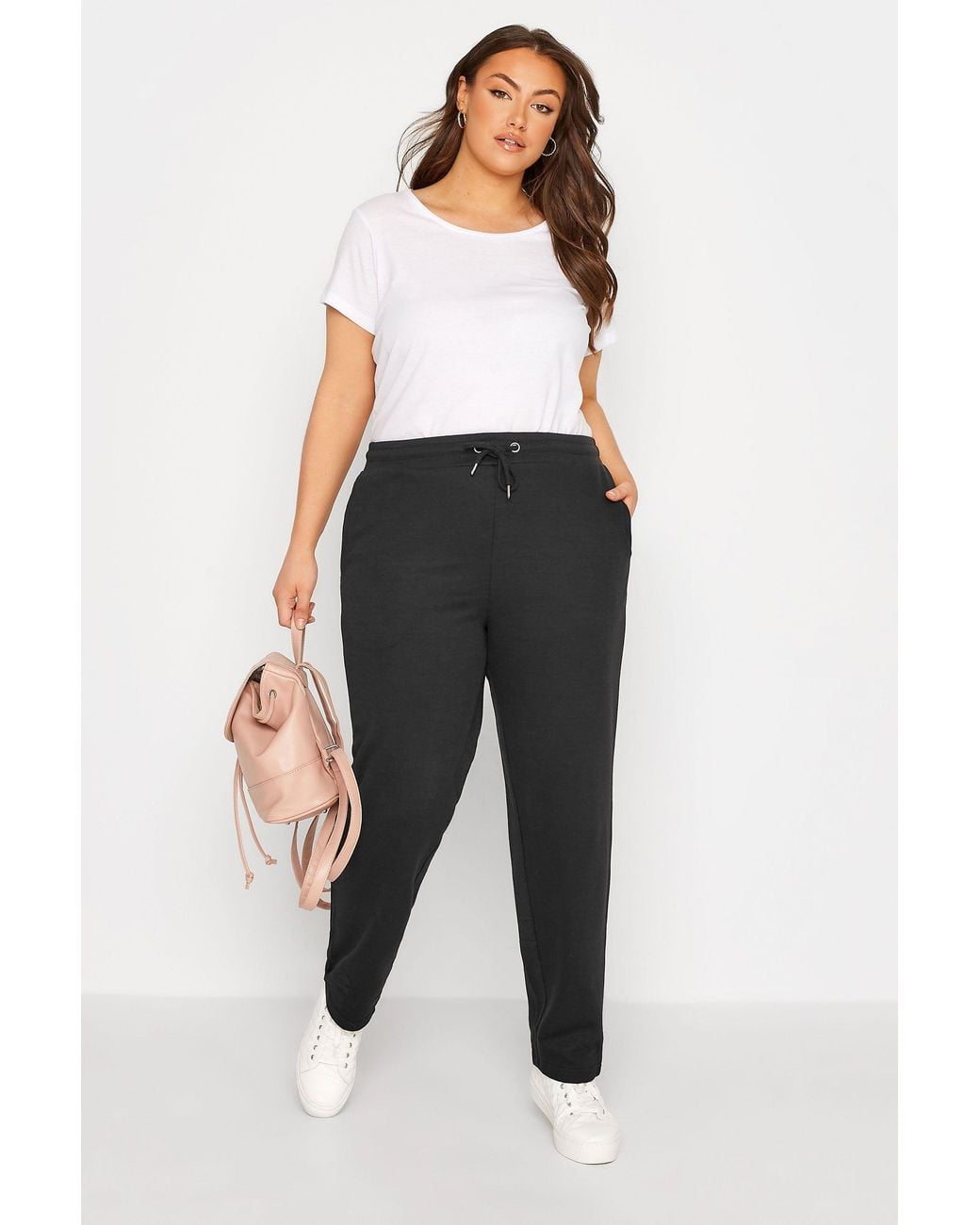 Yours Black Straight Leg Joggers