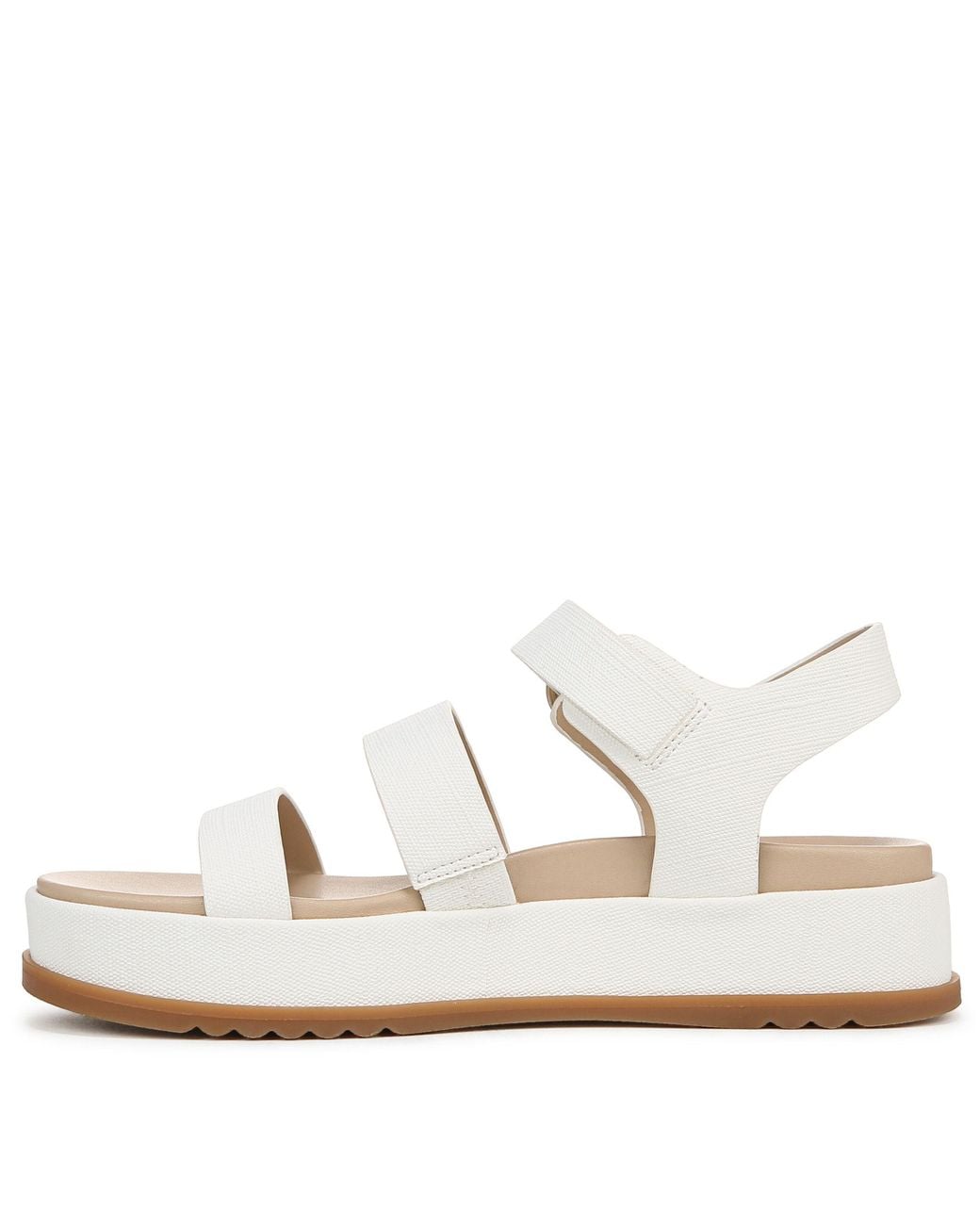 Naturalizer White Zizi Strappy Sandals
