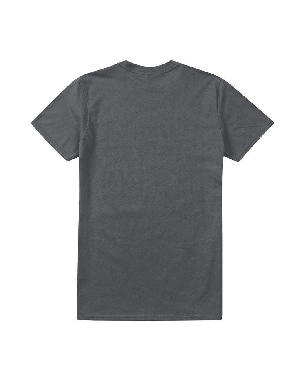 Marvel Gray Fantastic Four Flame On Johnny Storm Trend T-Shirt, Light Graphite