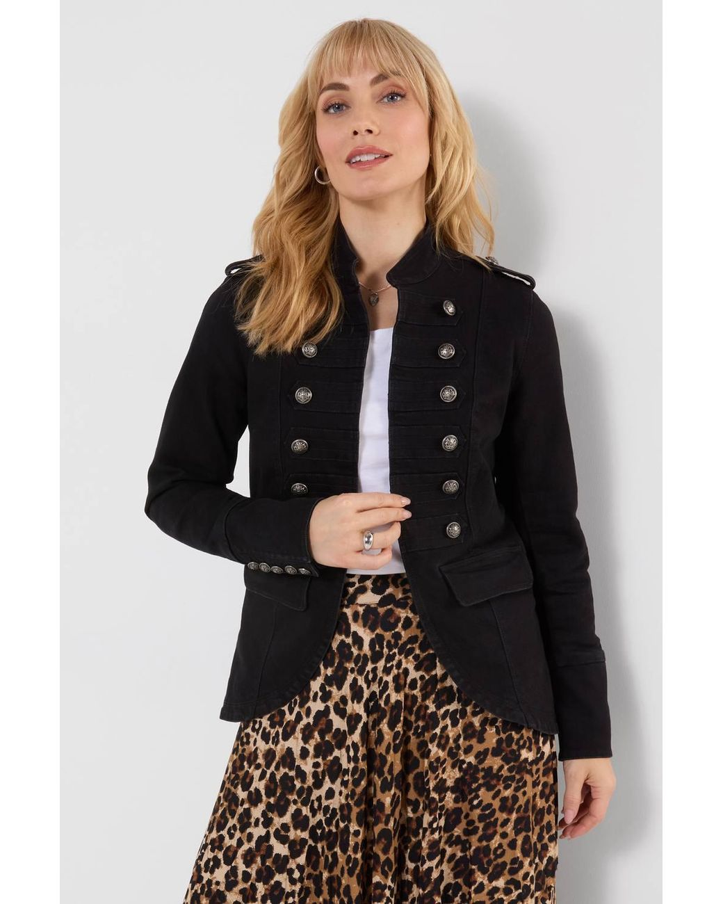Joe Browns Blue Ultimate Denim Military Jacket