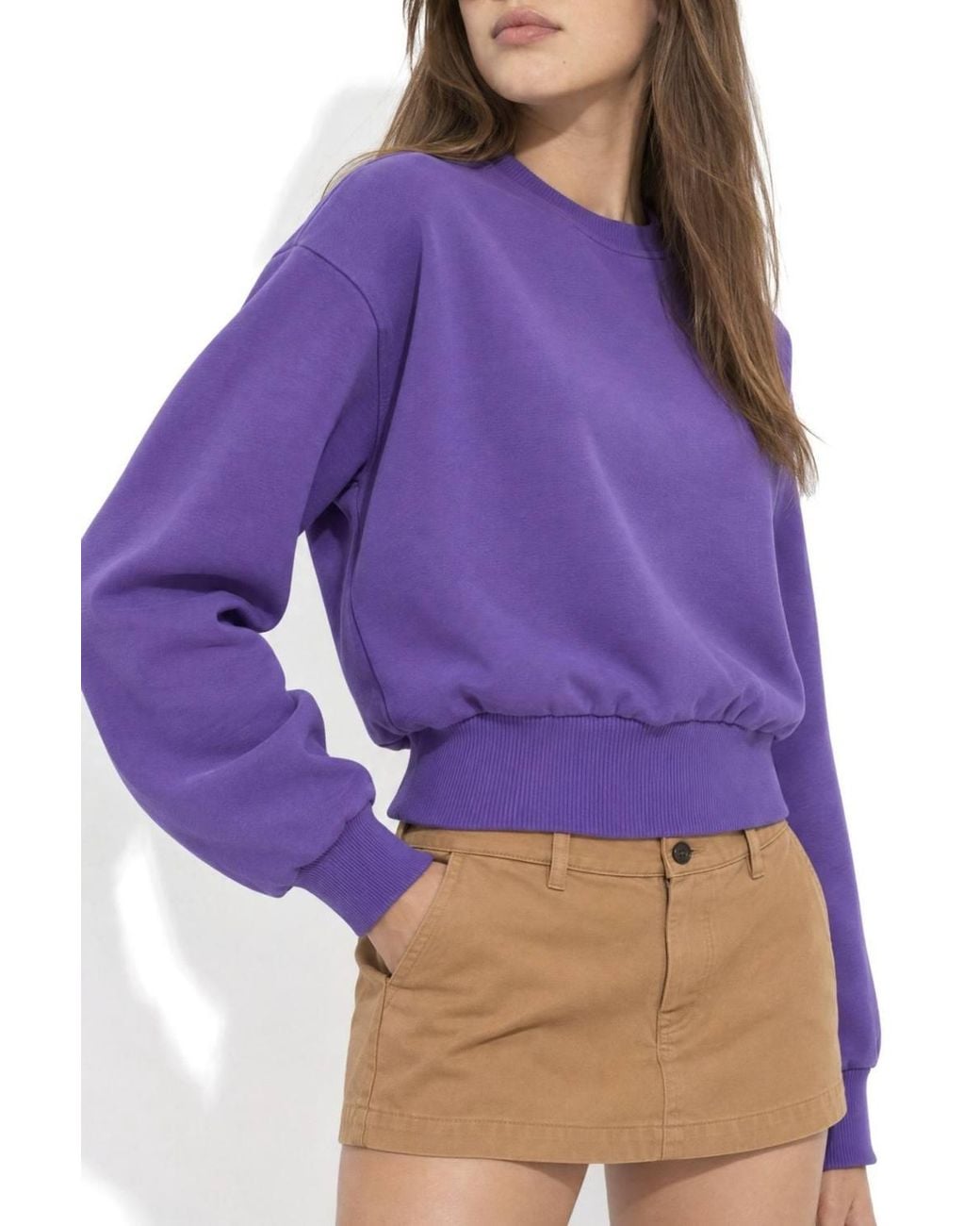 Busem Purple Cotton-Blend Sweatshirt