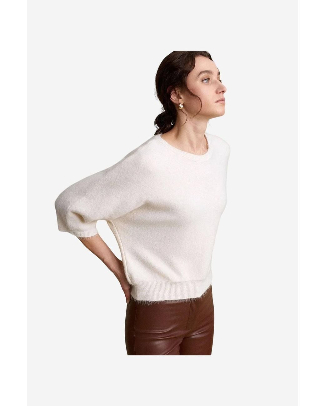 Dilvin Natural Wool Blend Sweater