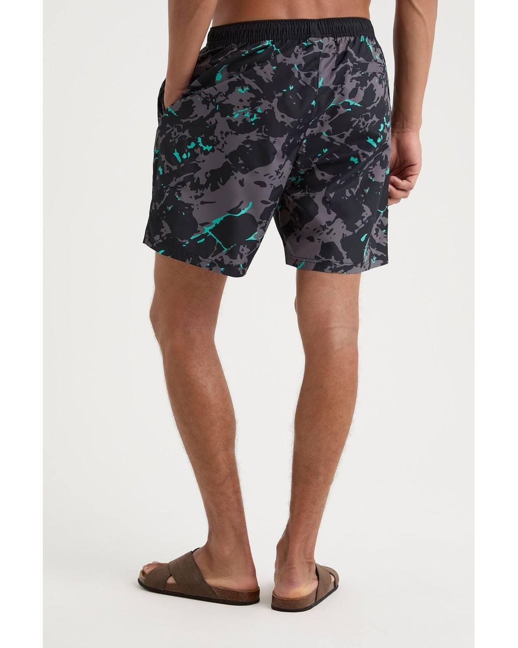 Nautica Blue Gartley 7" Swim Short for men