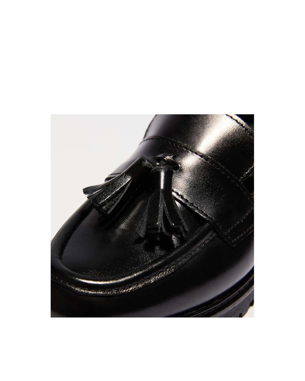 Dune Black Wide Fit 'Gracelyn' Leather Loafers