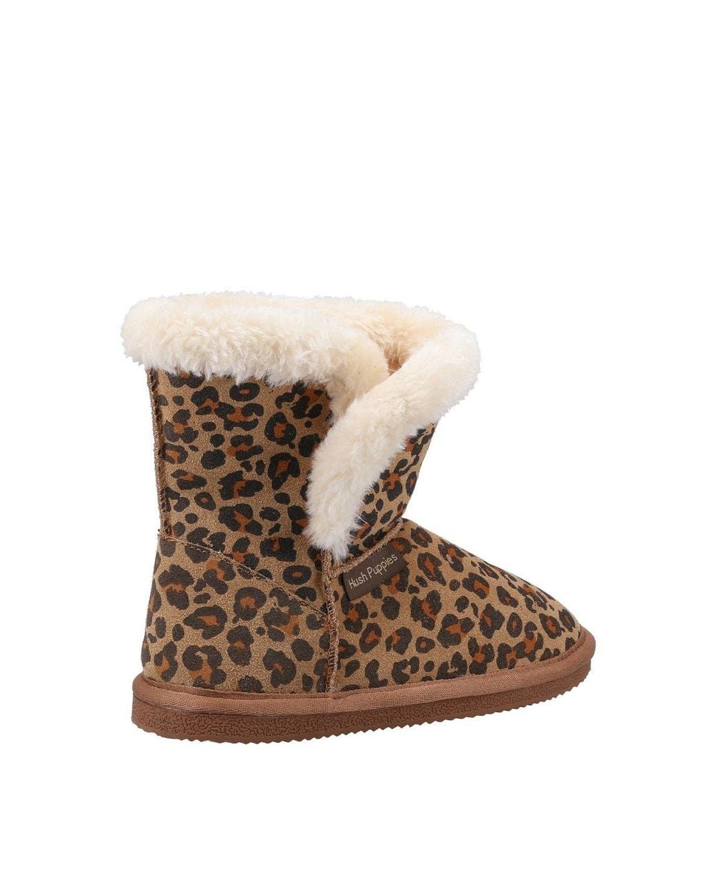 Hush Puppies Brown 'Ashlynn' Suede Slipper Booties