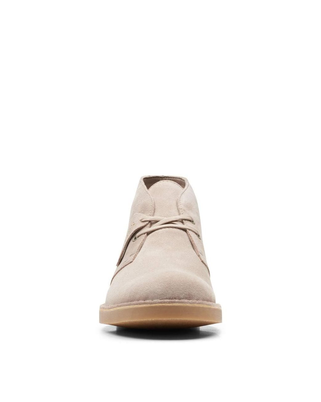 Clarks Natural Desert Boot Evo Sand Suede Ankle Boots, Desert Boots, Lace Up for men