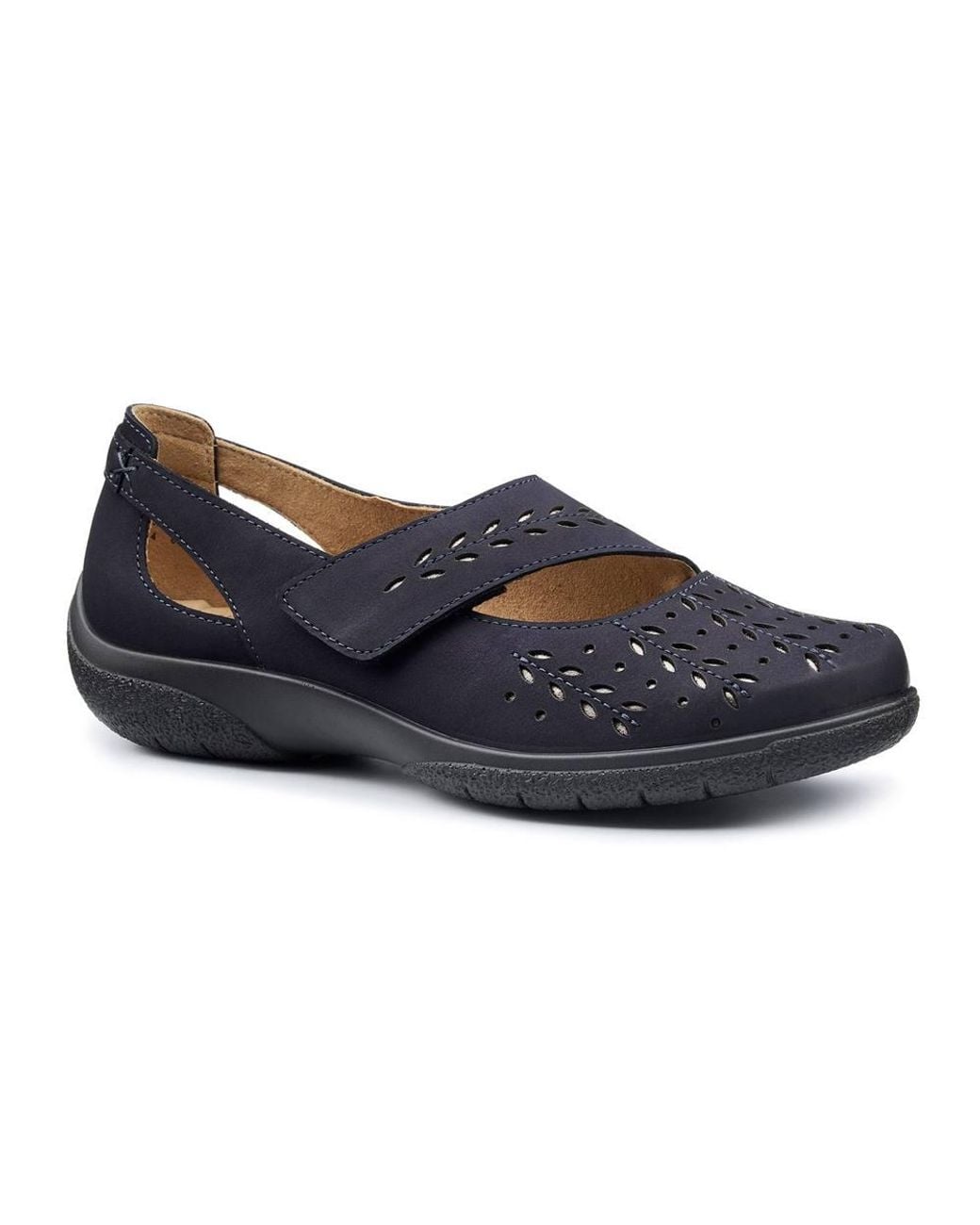 Hotter Blue Wide Fit 'Daphne' Mary Janes