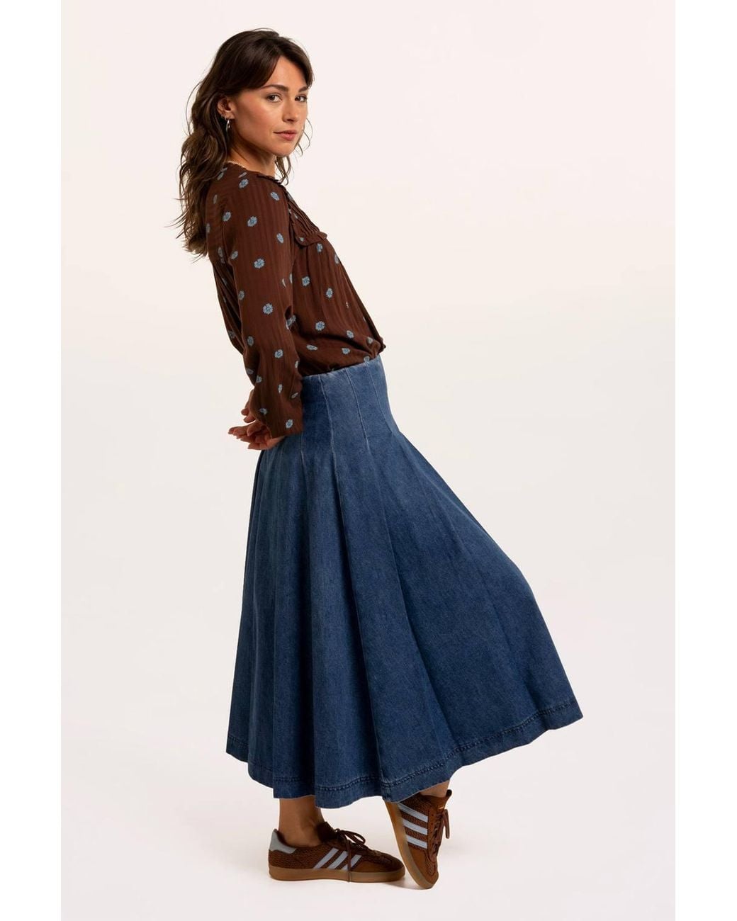 Brakeburn Brown Eliora Blouse