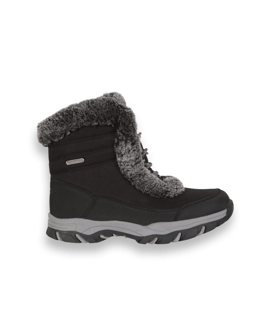 Mountain Warehouse Black 'Ohio' Short Thermal Snow Boots Warm Snow Proof Flexible Winter Shoes