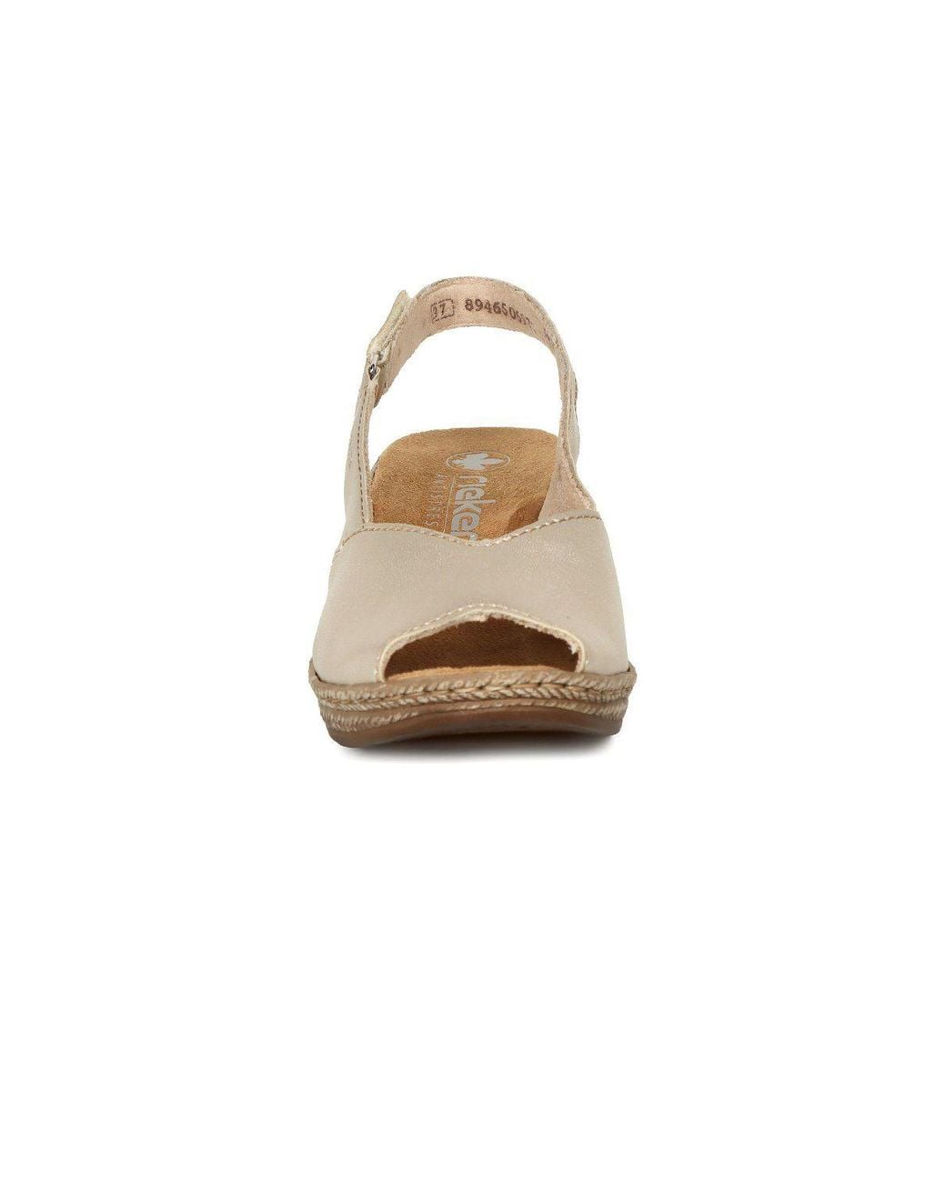 Rieker White 'Honolulu' Wedge Sandals